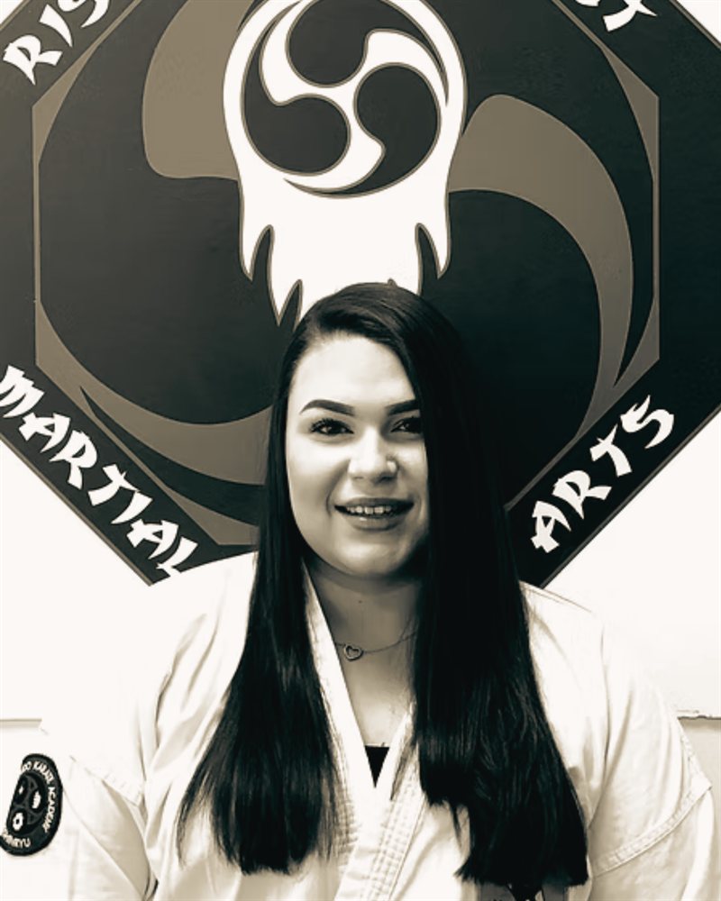 Delaney Roberts, Ni-Dan head instructor at Rising Fist Martial Arts